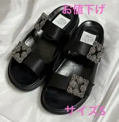新品未使用品 FITFLOP ミッドナイトネイビー サンダル US 05 22