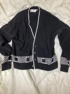 LONDON FOG USA製 カーディガン 柄 古着 80's 90'sのサムネイル