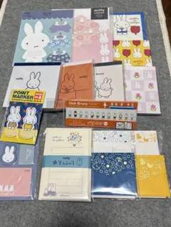 ミッフィー 文具セット　レターセット　便箋　メモ帳　付箋