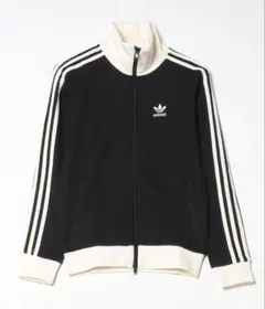 り*く様 adidas ジャージジャケット ブラック/ホワイト