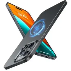 TORRAS iPhone 15 Pro 用 ケース【極薄軽量・マグネット内蔵】