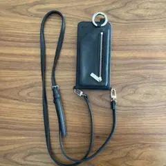 ajew スマホケースMサイズ　ブラック