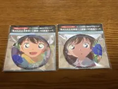 名探偵コナン アプリ 幼少期シリーズ 缶バッジ 平次 和葉 平和 - メルカリ