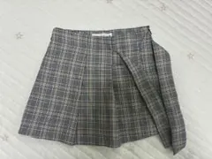 ZARA チェック柄 プリーツキュロット116cm