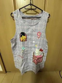 ハローキティ　エプロン　保育士