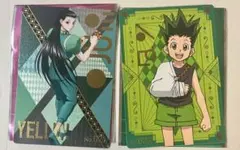 ハンターハンター 銀だこ キャラクターカード ゴン イルミ