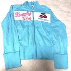 美品　Mezzo Piano ジップアップパーカー 水色 Lサイズのサムネイル