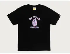A BATHING APE x aespa コラボ Tシャツ ブラックのサムネイル