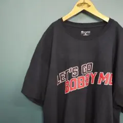 USA古着　Champion LET'S GO BOBBY MO Tシャツ XL