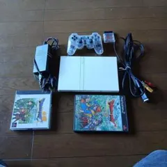 PlayStation 2 本体 セラミックホワイト ソフト2本付