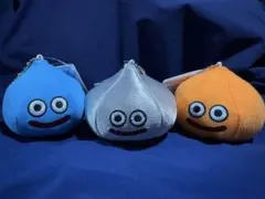 ドラゴンクエストぬいぐるみキーホルダーメタルスライム等　3個セット