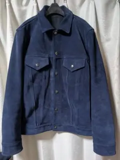 【定価147000円 】uniform experimentレザー ネイビー 2 uniform experimentレザー ネイビー 2