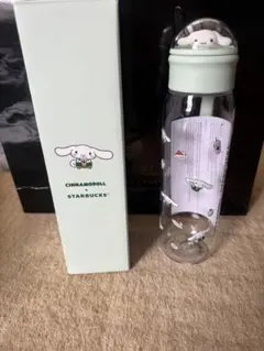 海外限定】スタバ×シナモロール 特大ウォーターボトル 箱付 サンリオ