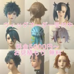 コスプレウィッグオーダー受付中【5〜6月限定20名様】（最短3月下旬納期）