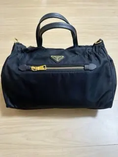 【極美品】PRADA プラダ ナイロン レザー 2Way ハンドバッグ