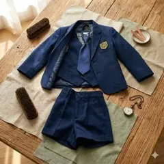 美品 NEW ROYAL フォーマルスーツ 4点セット 125A 卒園 入学式