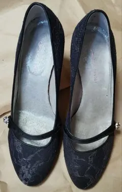Rebecca Taylor レースパンプス ブラック 23.5cm