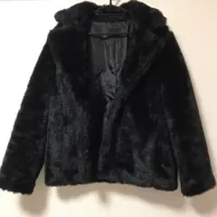 【マーキュリーデュオ】お買い得！半額以下！美品！ファーコート　ブラック