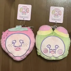 【即日発送】 こびとづかん パスケース イチゴクレナイ スモモノウチ 2個セット