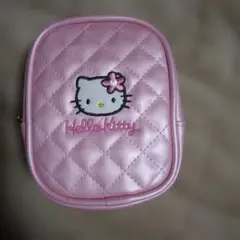 Hello Kitty キルティングポーチ ピンク