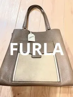 【当日または翌日発送】 FURLA フルラ トートバッグ シボ革 シュリンクレザのサムネイル