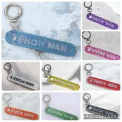 【9色セット】Snow Man風 レジンバッグチャーム / 推し活キーホルダー