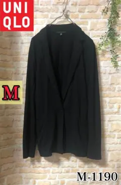UNIQLO テーラード ジャケット ブラック 黒 薄手 065914 値下げ