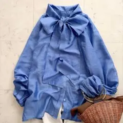 定価1.7万 美品 ラウンジドレス ピンク 長袖シャツ 綿100% 羽織り
