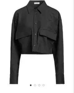 BRUNELLO CUCINELLI ブラック クロップドシャツのサムネイル