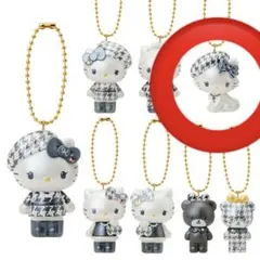 サンリオシークレットマスコットモノクロガーリーふたごコーデチャーミーキティ