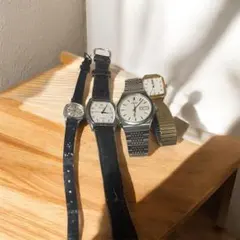 アナログ時計4点セット ジャンク時計　まとめ売り