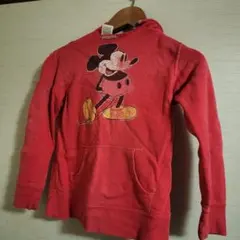 デニム＆ダンガリーミッキーマウス フード付きパーカー 120cm