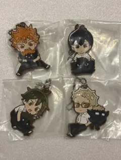 ハイキュー！！　でふぉラバ！　マスコット　烏野　音駒　キーホルダー　烏野セット