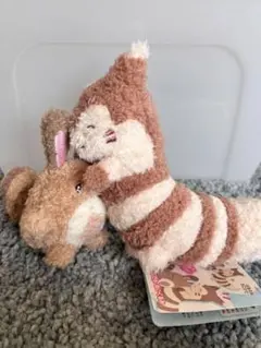 ポケモンセンター ぶるぶる…むぎゅ！ぬいぐるみ なきべそオタチ&オオタチ