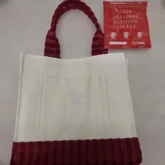 コメダ珈琲福袋トートバッグ　福袋2026 ドムドムバーガーコラボ　＋おまけ