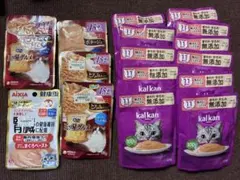 猫用ウエットフード　11歳〜、15歳〜　15袋（＋1袋おまけ）のサムネイル
