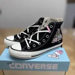 コンバース おぱんちゅうさぎ ブラック 23.5cm