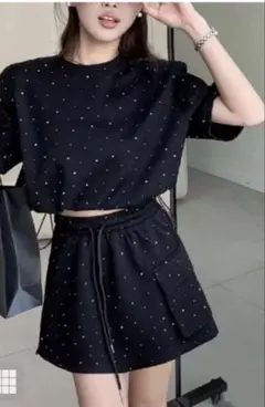 GRL ドット柄セットアップ