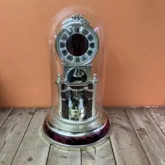 E-3 CITIZEN シチズン 置き時計 置時計 ドーム型時計 回転飾り アン