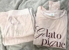 ジェラートピケ　SNIDEL HOME ルームウェア 上下セット　長袖　ピンク