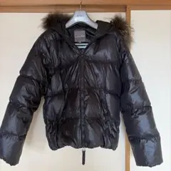 DUVETICA ブラックダウンジャケット 44