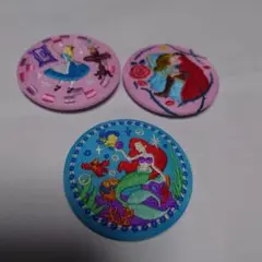 ディズニー刺繍ピンバッジ3点セット