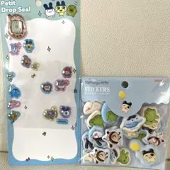 正規品たまごっちプチドロップシール　ぷっくりピースシール