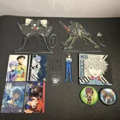 エヴァンゲリオンアクリルスタンド等グッズセット
