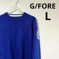 G/FORE ジーフォア　ゴルフ　セーター　青　L