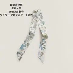 新品未使用エルメス 2026AW 新作ツイリー アカデミア・イピカ 2 本