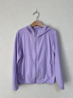 UNIQLO エアリズムUVカット付きパーカー　130cm パープル