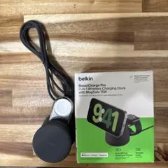 Belkin 2 in 1 MagSafe充電器 WIZ020btH36