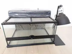 《直接受け渡し希望！》EXO TERRA 爬虫類飼育ケージ　ガラス製のサムネイル