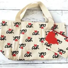 agnes b voyageキャンパスミニトートバッグ　ミニポーチ付きのサムネイル